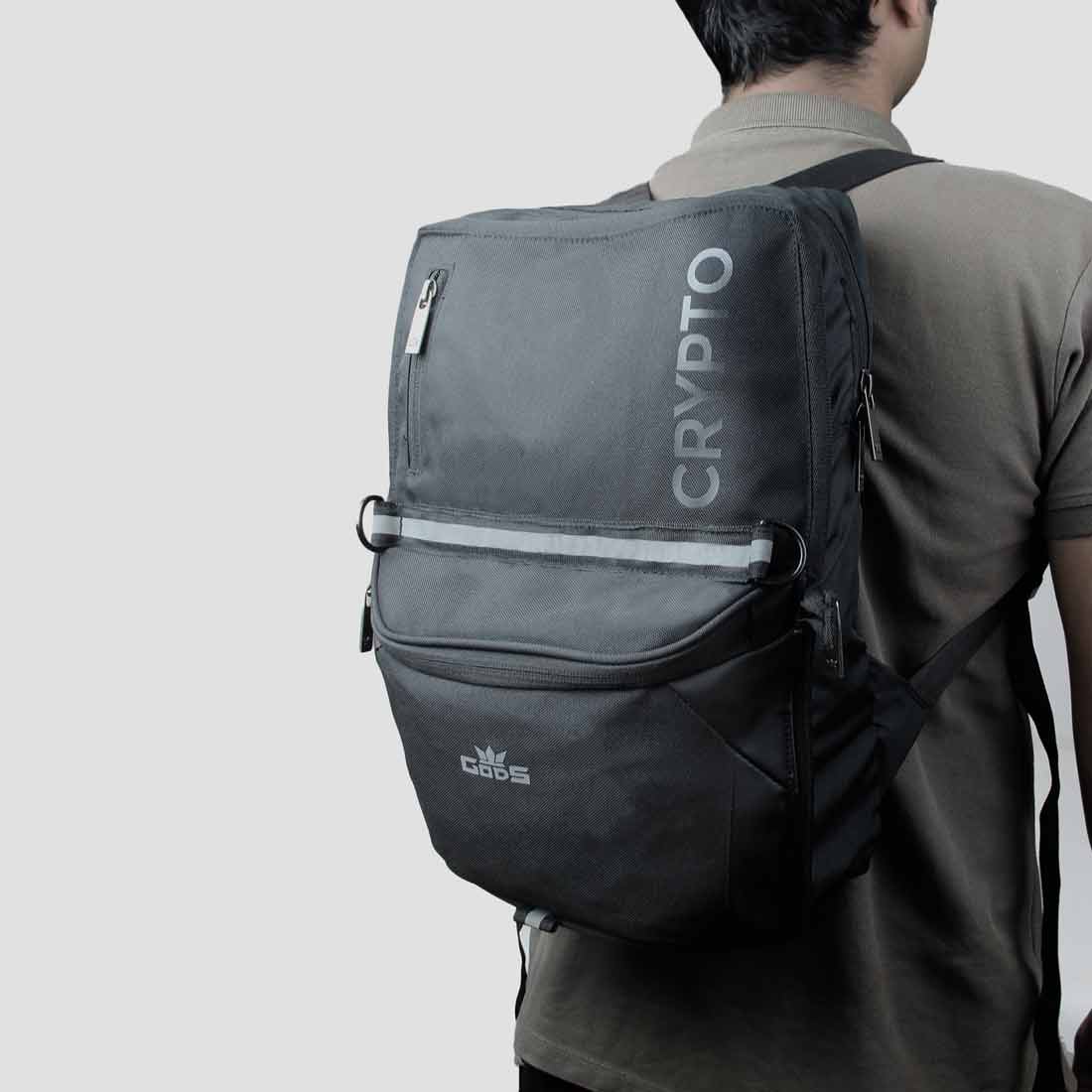 Gods Crypto Packable Backpack and Sling Bag
