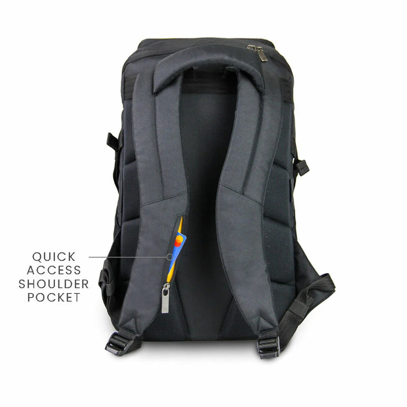 QUICK-ACCESS SHOULDER POCKET