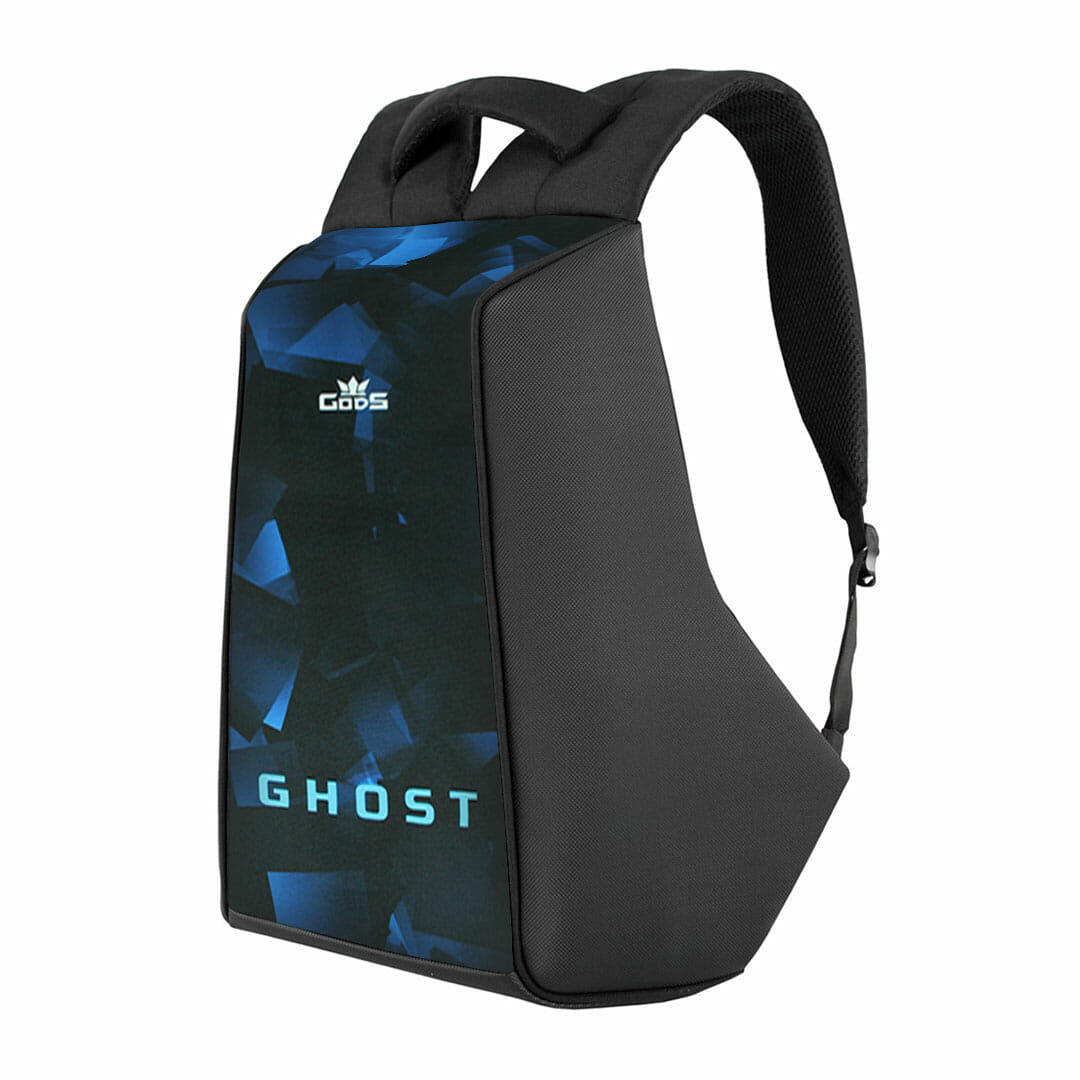 Gods - Ghost Blue Pixel – 25 litres, Anti Theft Laptop backpack (15.6 inch laptops) - Ghost
