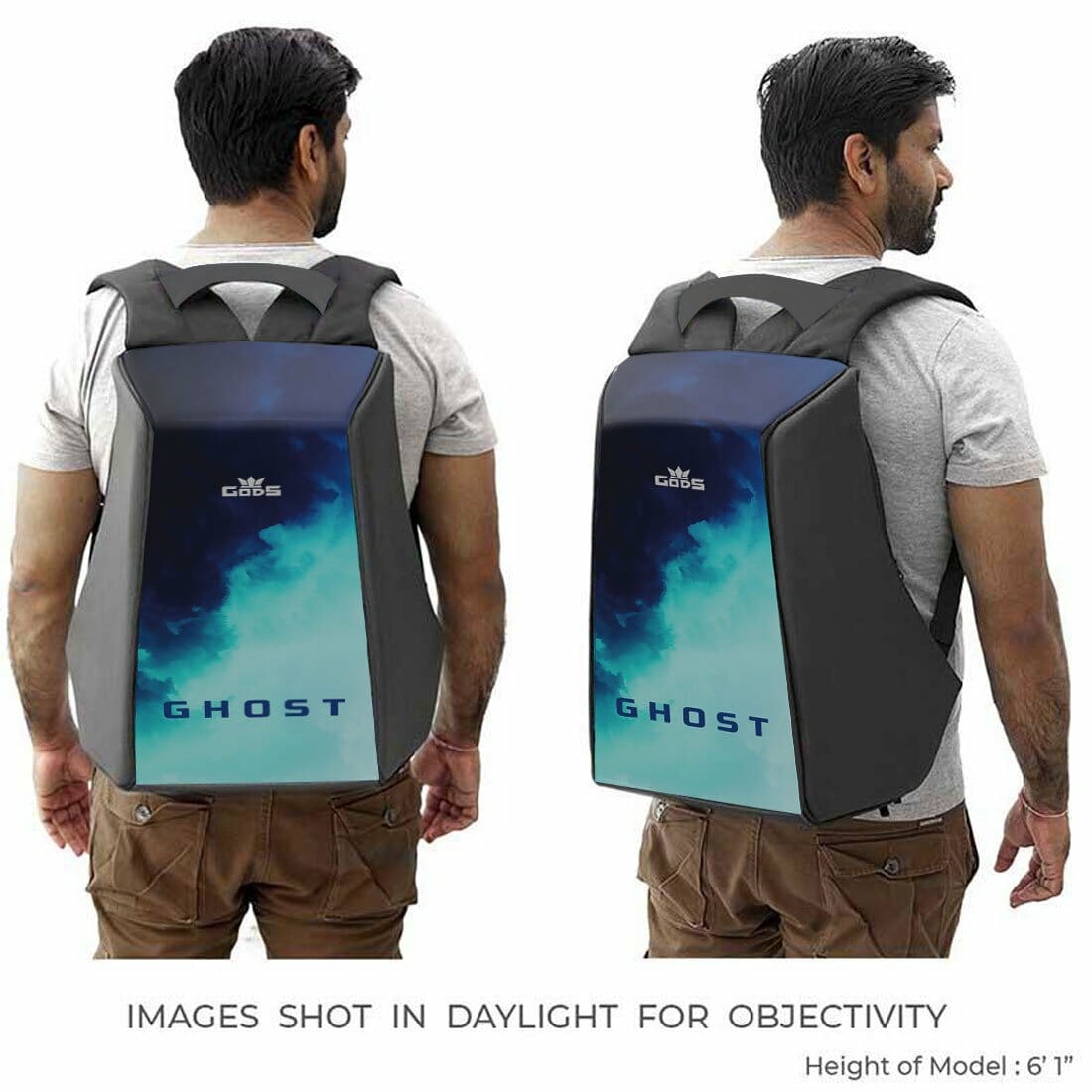 Gods - Ghost Blue Sky - 25 litres, Anti Theft Laptop backpack (15.6 inch laptops) - Ghost
