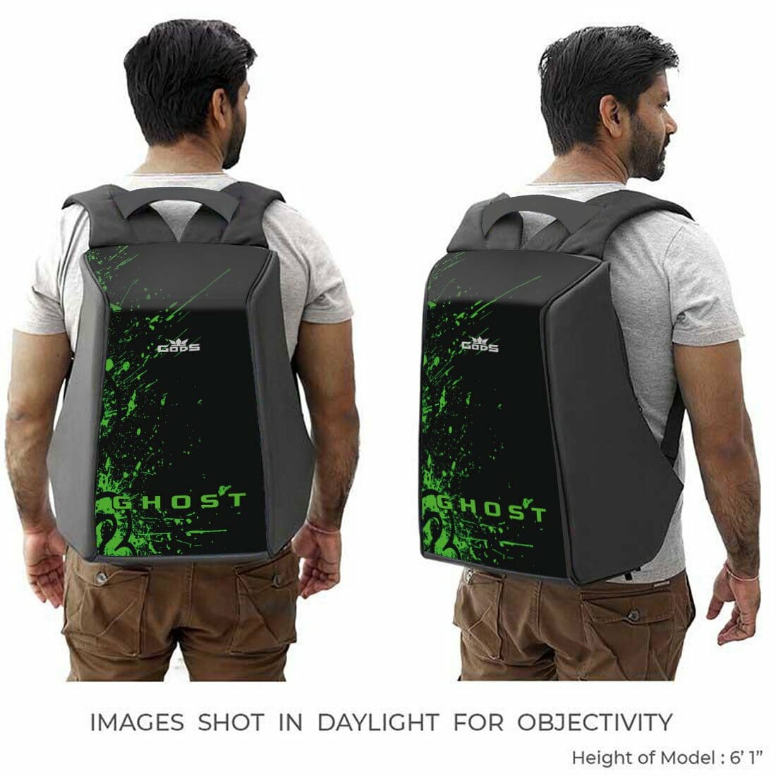 Gods - Ghost Serpent - 25 litres, Anti Theft Laptop backpack (15.6 inch laptops) - Ghost