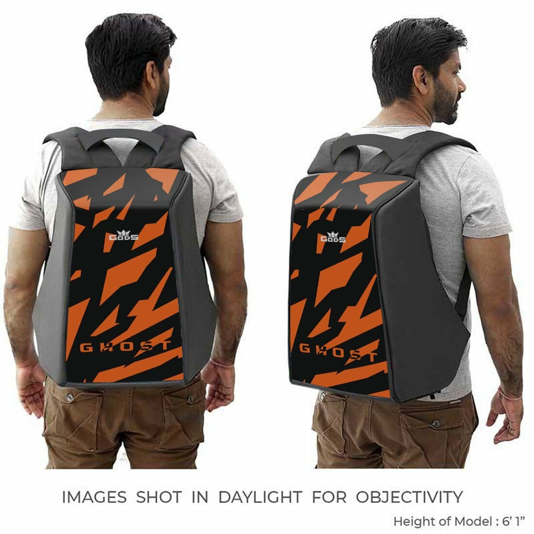 Gods - Ghost Shatter - 25 litres, Anti Theft Laptop backpack (15.6 inch laptops) - Ghost