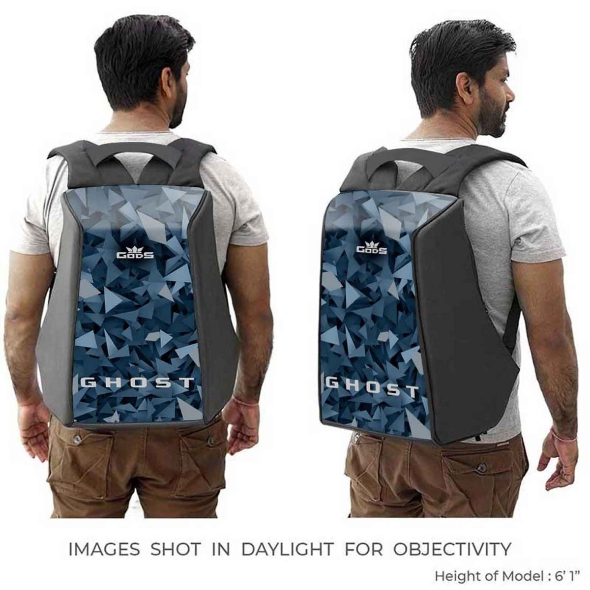 Gods - Gods Ghost Ice Walker - 25 litres, Anti Theft Laptop backpack (15.6 inch laptops) -