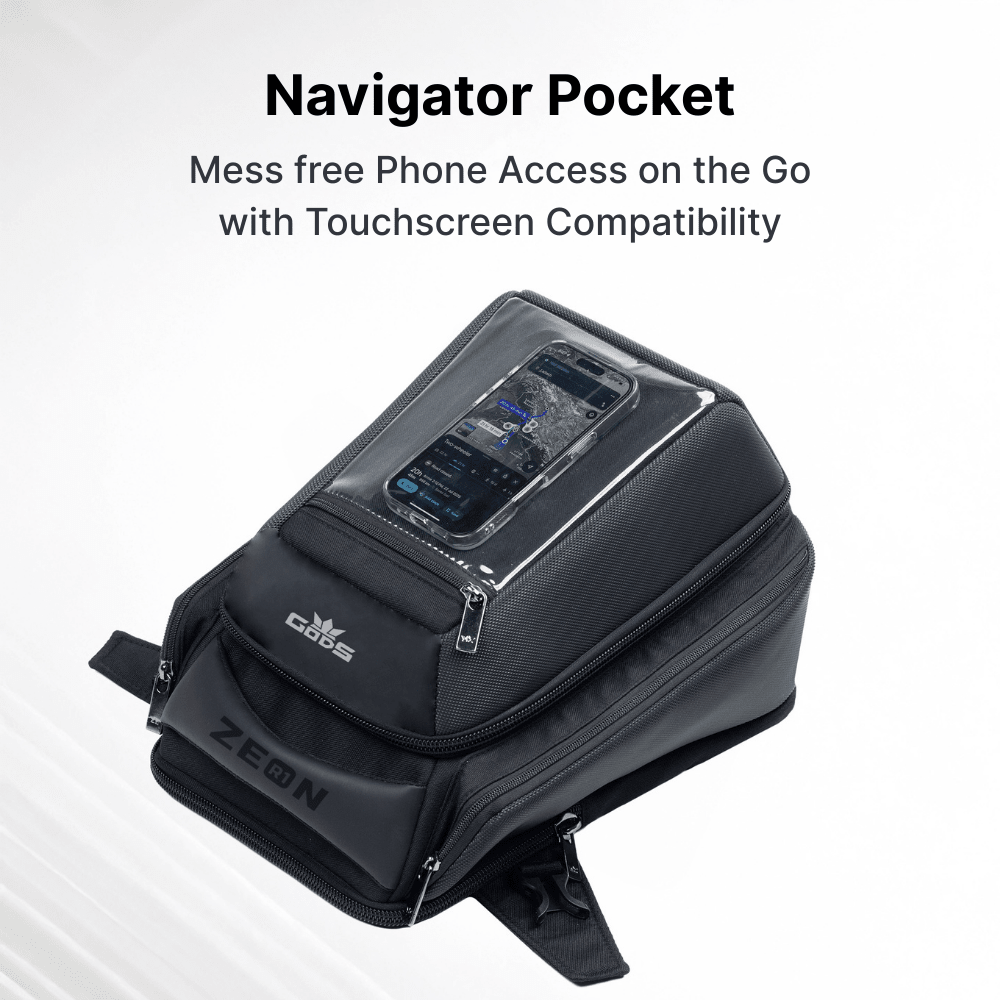 Gods - Gods Zeon R1 - Magnetic motorcycle Tank Bag (compatible with all bikes) - — RoadGods — 4