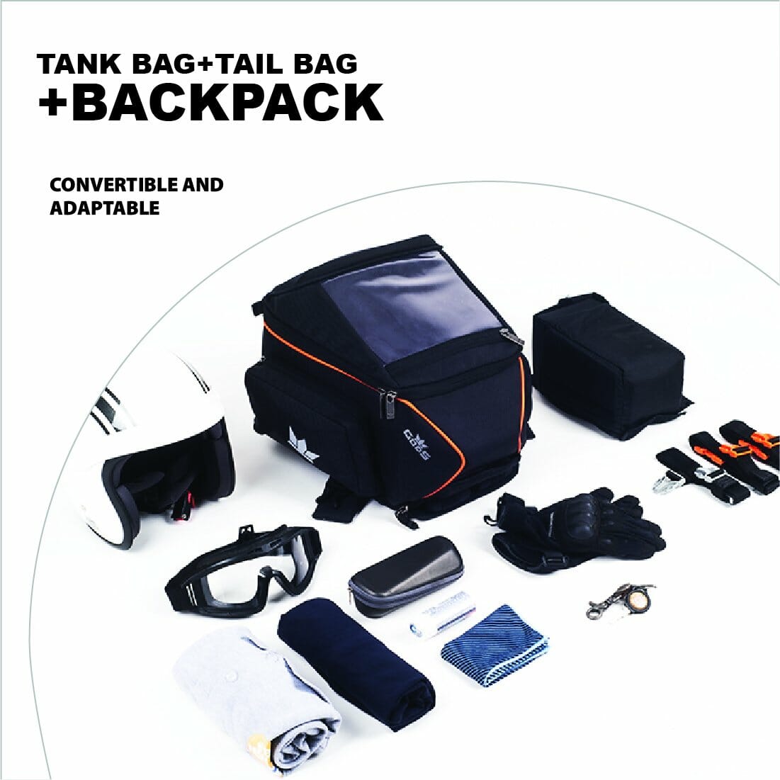 Gods - Gods Zeon X - Non - Magnetic Motorcycle Tank Bag - Accessories