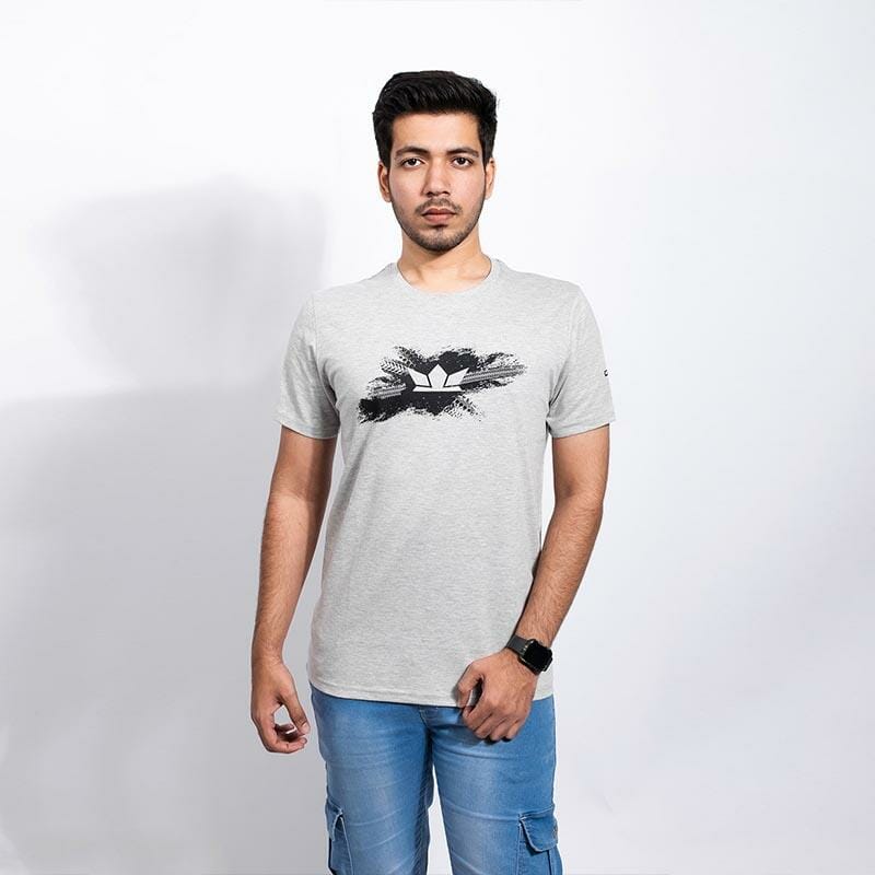 Gods - Grunge Crown Men's Grey Tshirt - Gods Exclusive Collection - Shirts