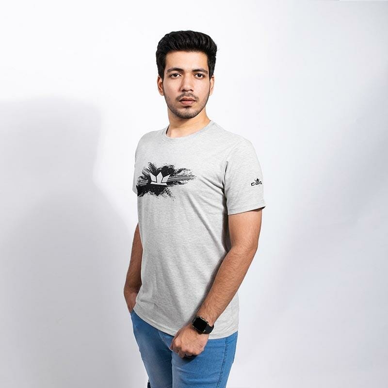 Gods - Grunge Crown Men's Grey Tshirt - Gods Exclusive Collection - Shirts