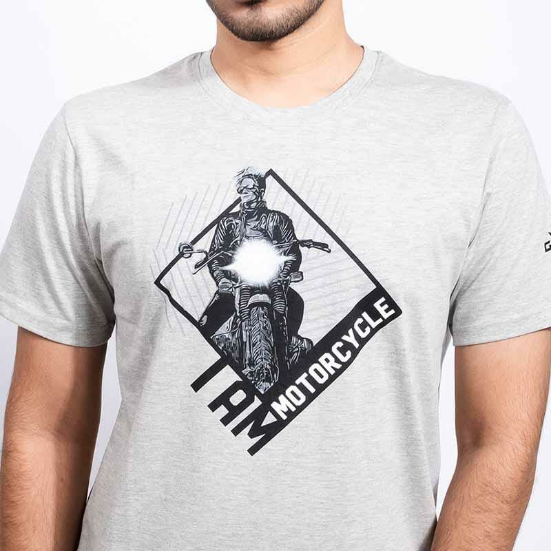 Gods - I Am Motorcycle Men's Grey Tshirt - Gods Exclusive Collection - Shirts
