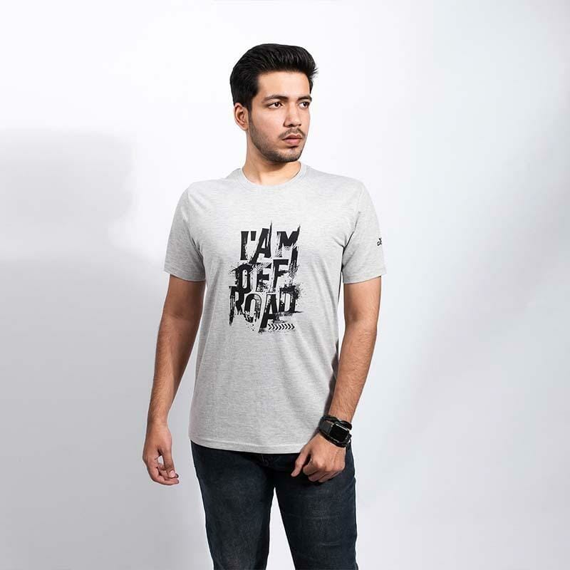 Gods - I am Off - Road Men's Grey Tshirt - Gods Exclusive Collection - Shirts