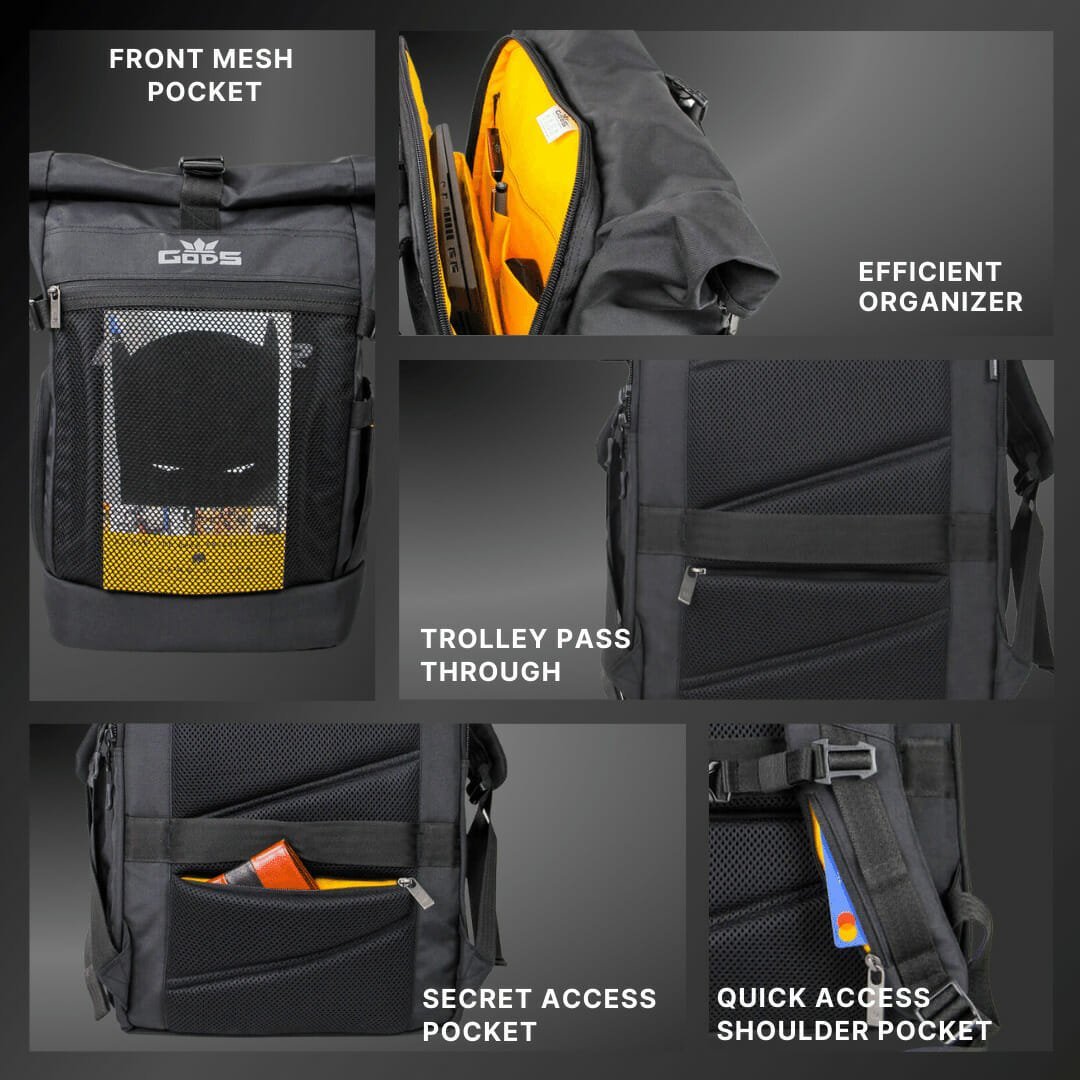 Gods - RAPTR - 30 ltrs - All terrain roll - top rucksack and laptop backpack (15.6 inch laptops) - RAPTR