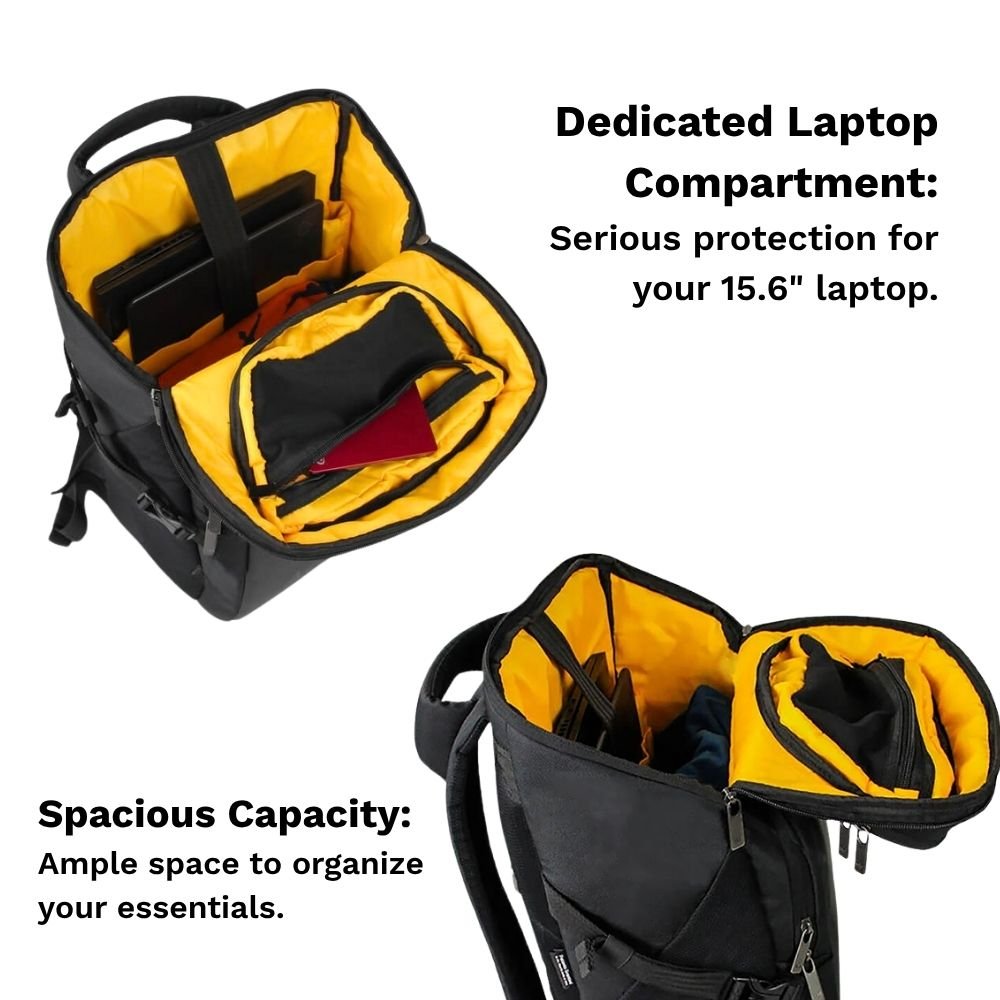 Gods - SENECA - Premium travel Laptop backpack (15.6 inch laptops) - Backpack — RoadGods — 9