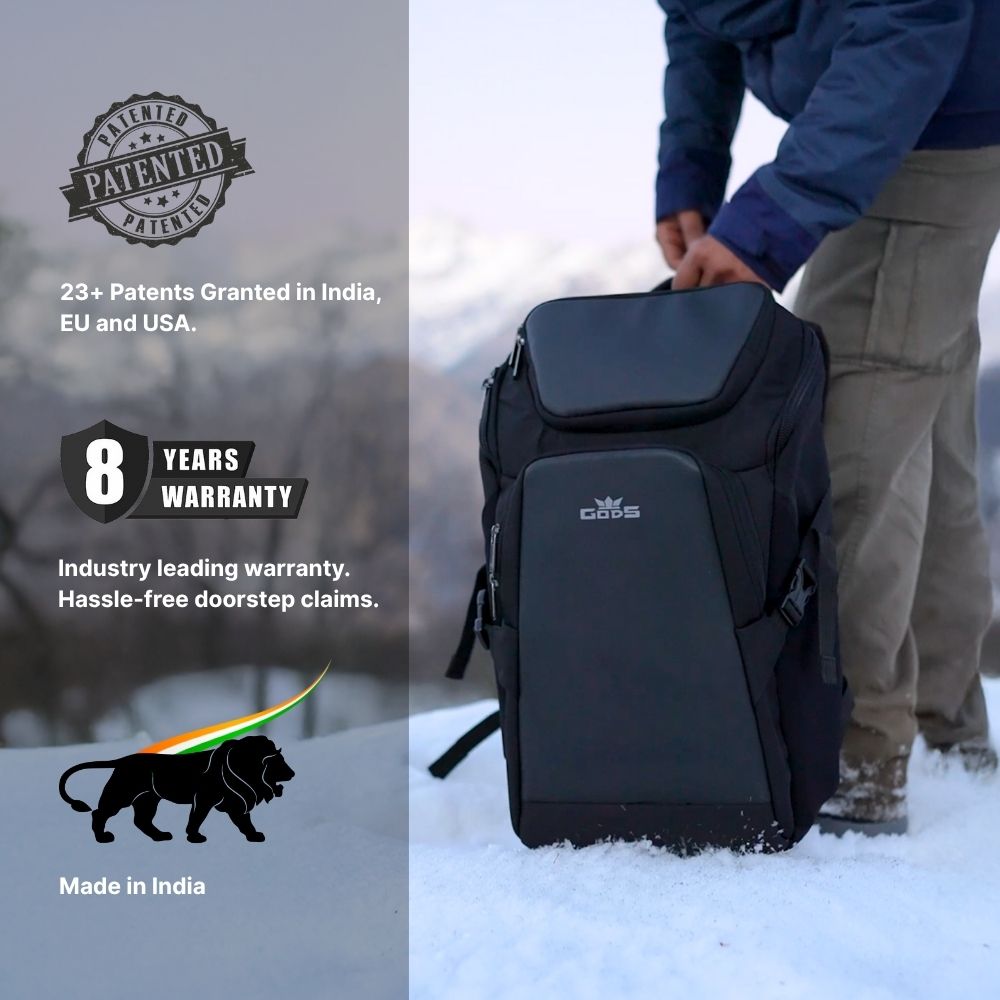 Gods - SENECA - Premium travel Laptop backpack (15.6 inch laptops) - Backpack — RoadGods — 6