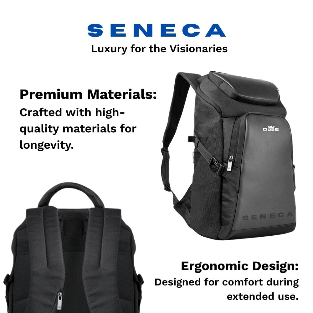 Gods - SENECA - Premium travel Laptop backpack (15.6 inch laptops) - Backpack — RoadGods — 5