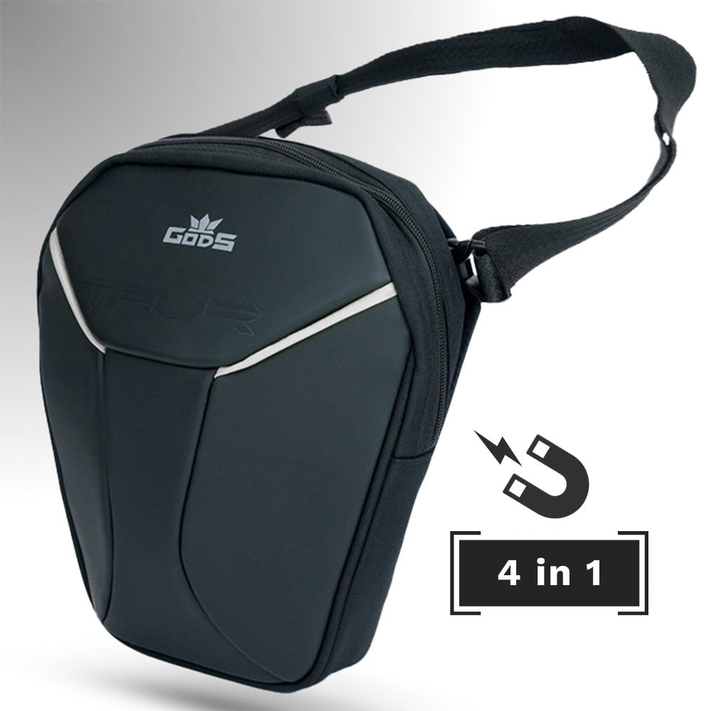 GODS - Taur 4 - in - 1 Reflective | Magnetic Tank Bag | Thigh Bag | Waist Bag | Sling Bag - Accessories
