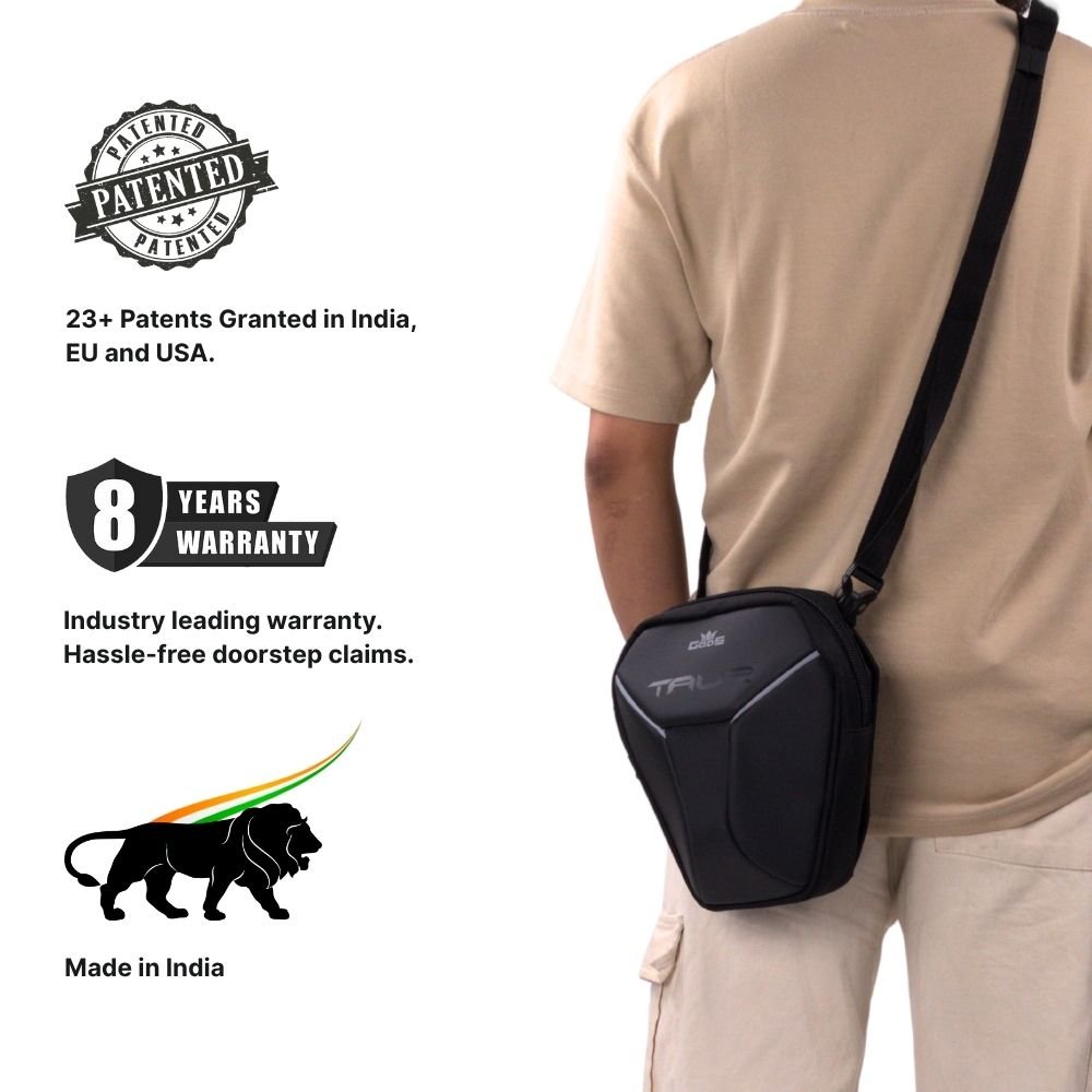 Gods - TAUR: The Ultimate 4 - in - 1 Riding Gear – Thigh Bag | Waist Bag | Sling Bag | Tank Pouch - Green - Accessories