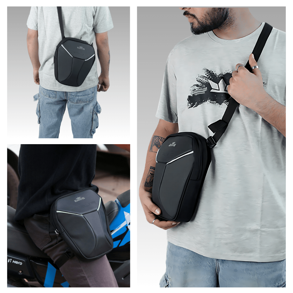 GODS - TAUR: The Ultimate 4 - in - 1 Riding Gear – Thigh Bag | Waist Bag | Sling Bag | Tank Pouch - Reflective - Accessories