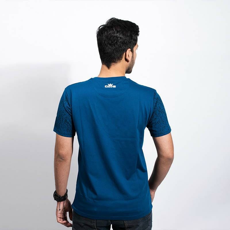 Gods - Tyre tread Men's Blue Tshirt - Gods Exclusive Collection - Shirts