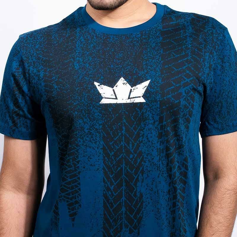 Gods - Tyre tread Men's Blue Tshirt - Gods Exclusive Collection - Shirts