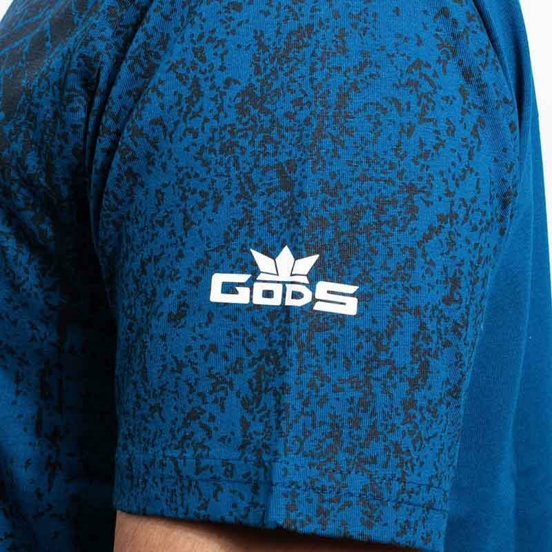 Gods - Tyre tread Men's Blue Tshirt - Gods Exclusive Collection - Shirts