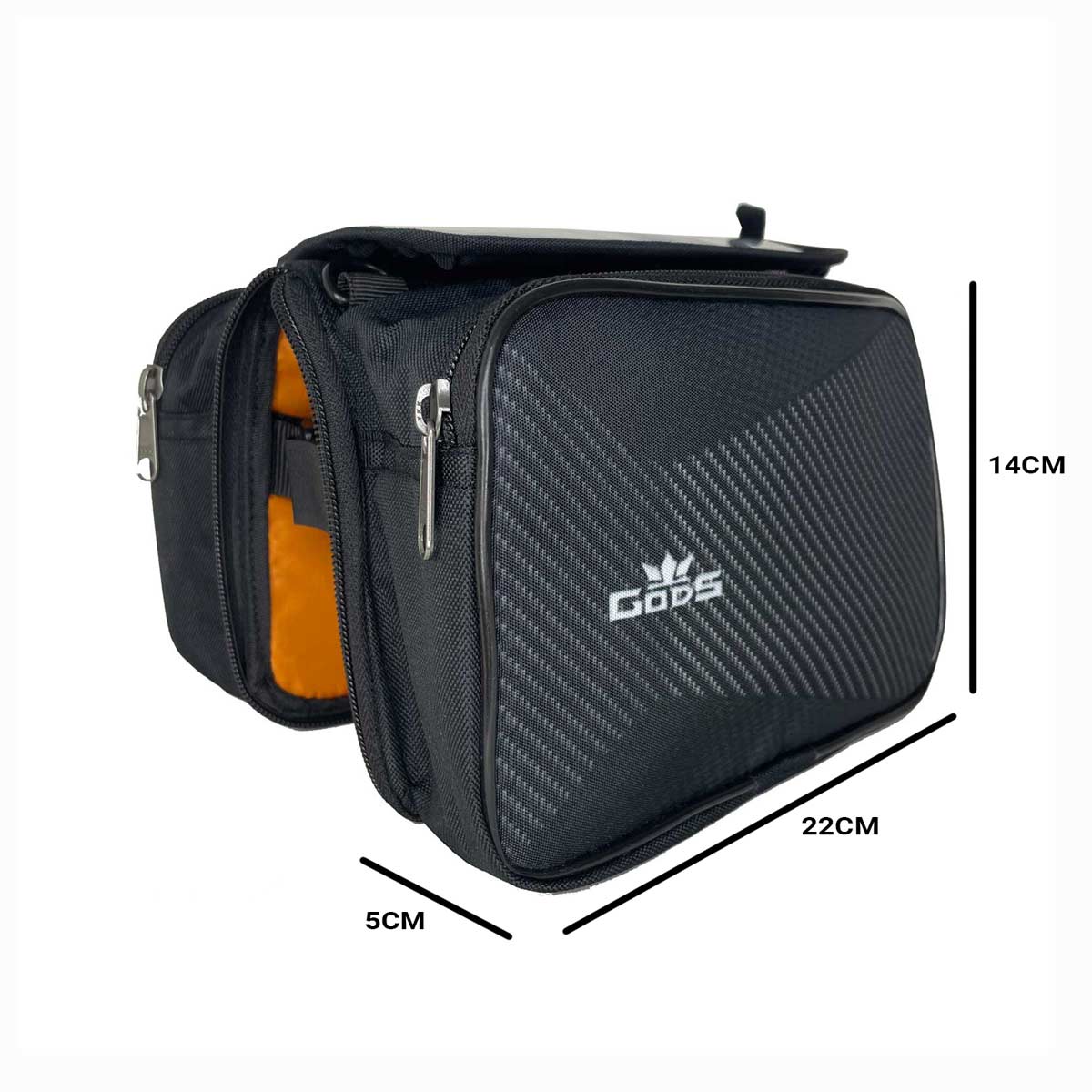 Gods - Vader 3 - in - 1 - Bicycle Saddle bag, Sling bag and Navigator (Carbon Fibre) -