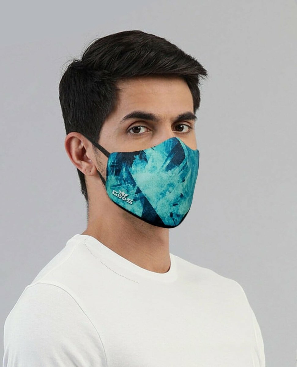 Gods - Xator Combat Face Protector Mask - Sea Blue - Accessories