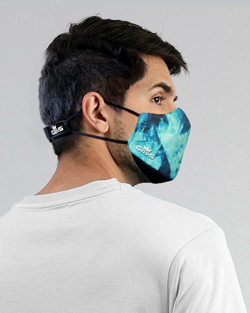 Gods - Xator Combat Face Protector Mask - Sea Blue - Accessories