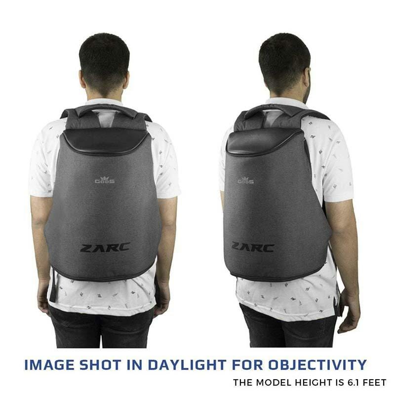 Gods - Zarc (Melange) - 22 litres, Anti Theft Laptop backpack (15.6 inch laptops) -