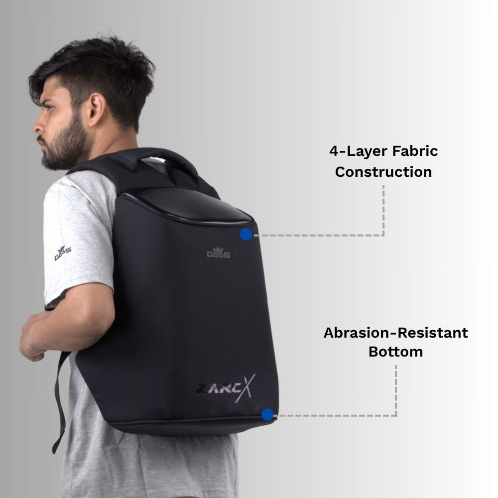Gods - Zarc X: 22L Anti - Theft Laptop Backpack for 15.6” Laptops | Secure & Sleek Design -