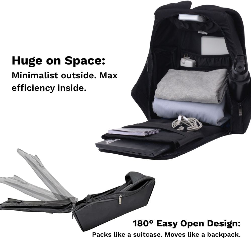 Gods - Zarc X: 22L Anti - Theft Laptop Backpack for 15.6” Laptops | Secure & Sleek Design -