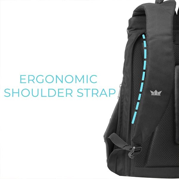 Xator - 25 litres, 15.6 Inch Anti-Theft Laptop Backpack ⋆ ERGONOMIC SHOULDER 2nd