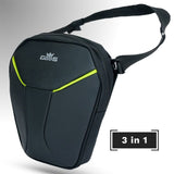 Taur 3-in-1 Green | Non-magnetic | Thigh Bag | Waist Bag | Sling Bag