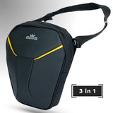 Taur 3-in-1 Yellow | Non-magnetic | Thigh Bag | Waist Bag | Sling Bag