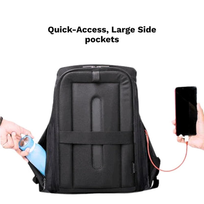 Ghost X Daring Texture Anti Theft Office Laptop Backpack for Men – Hard Shell, 25L Professional Work Bag