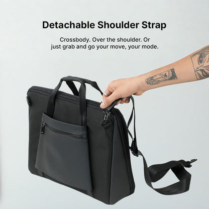 Ghost ZED Business Laptop Messenger Bag – 16L Sling for Men & Women | Fits 15.6” Laptop | Water-Resistant | Office, Work & Travel Companion