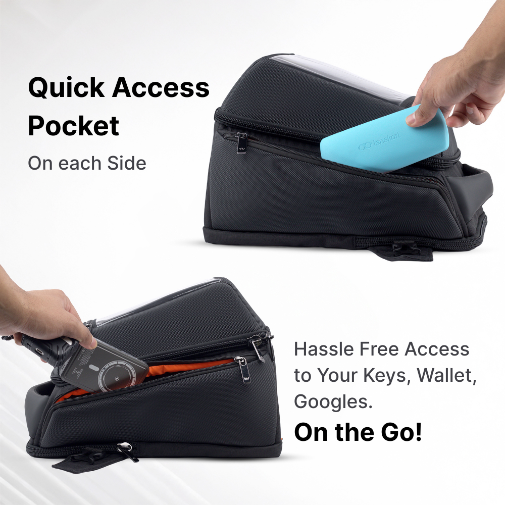 Gods Zeon R1 - Magnetic motorcycle Tank Bag (compatible with all bikes)