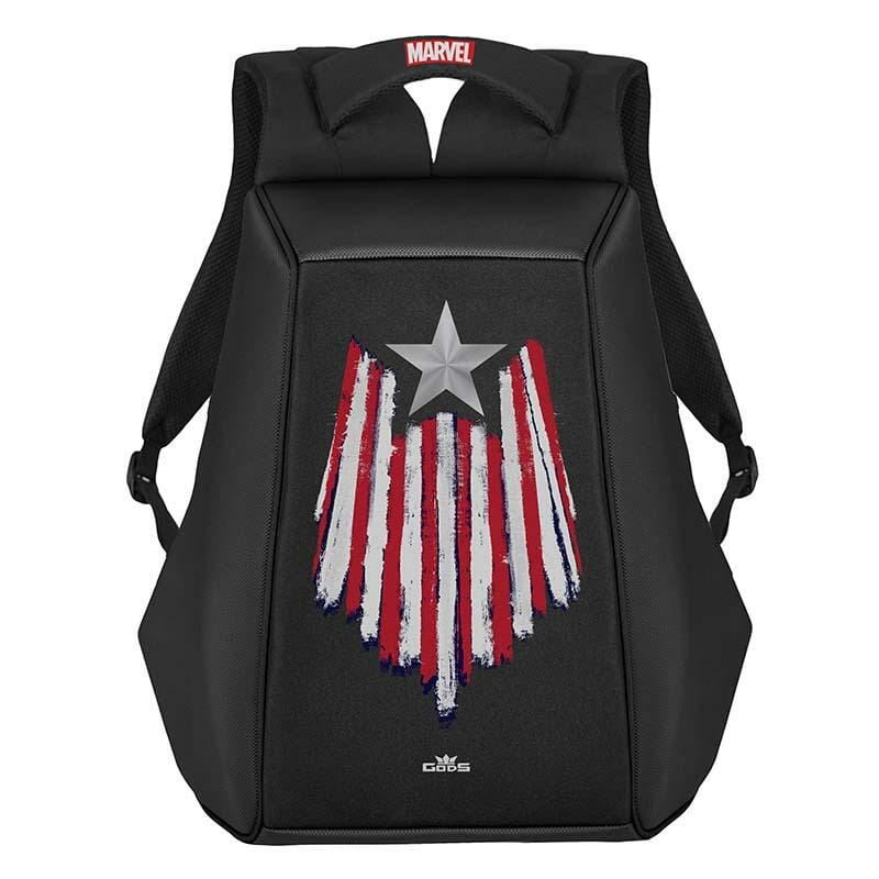 Marvel Avengers Exclusive Captain America Ghost 15.6 Inch Laptop Backpack - RoadGods