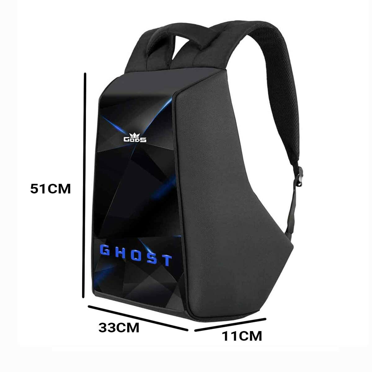 Gods - Ghost Dark Matter – 25 litres, Anti Theft Laptop backpack (15.6 inch laptops) - Ghost