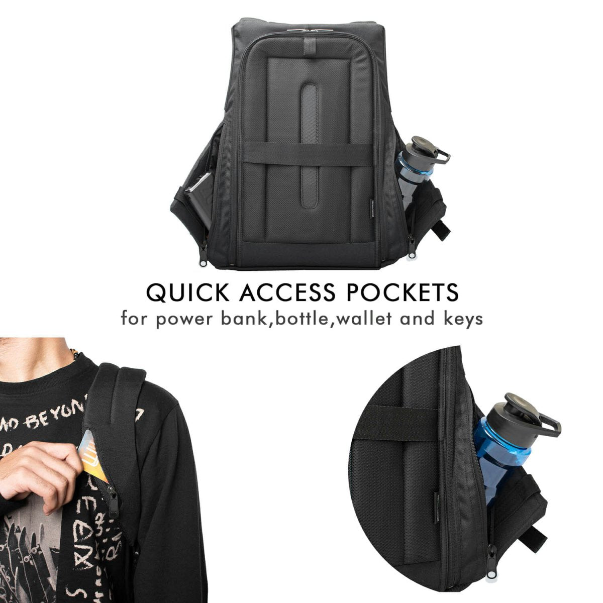 Gods - Ghost Palette - 25 litres, Anti Theft Laptop backpack (15.6 inch laptops) - Ghost
