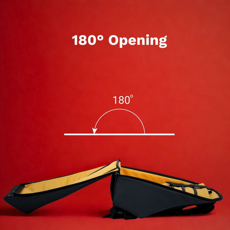 180° Full-Open Layout – Unpack Chaos