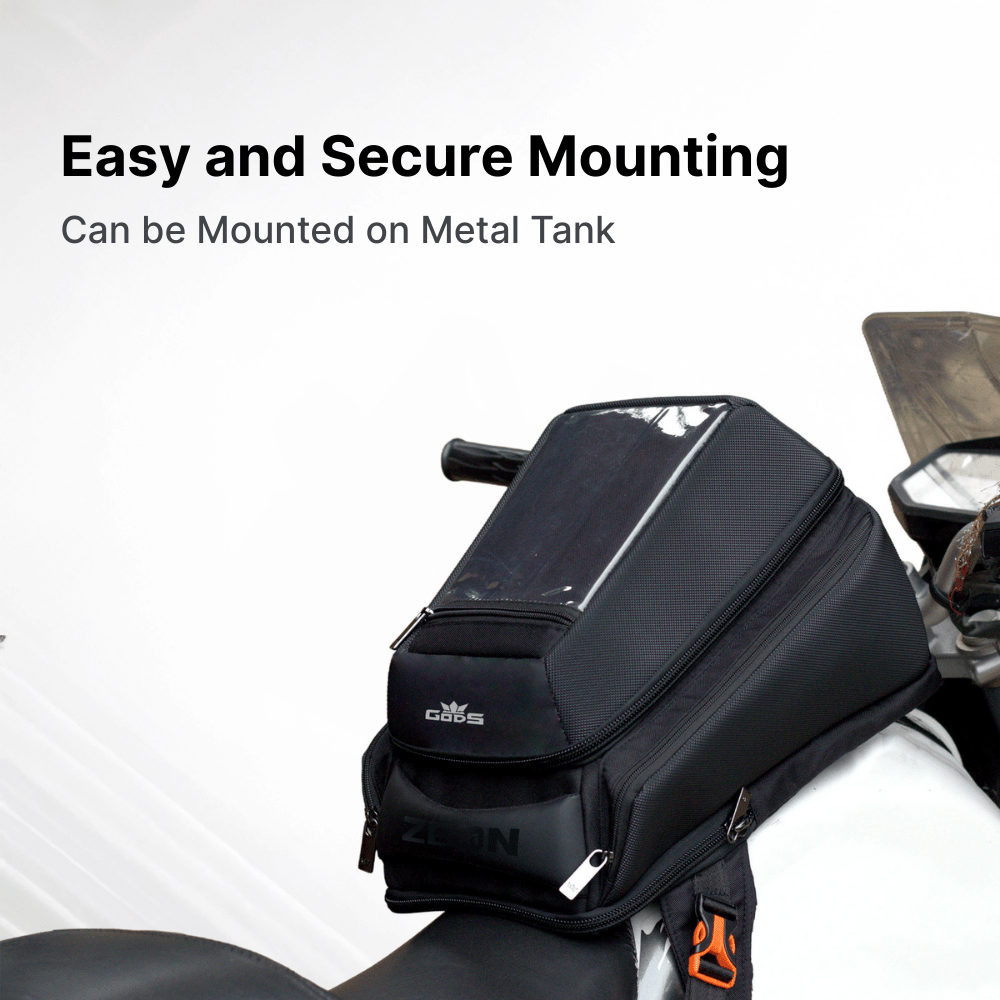 Gods - Gods Zeon R1 - Magnetic motorcycle Tank Bag (compatible with all bikes) - — RoadGods — 9