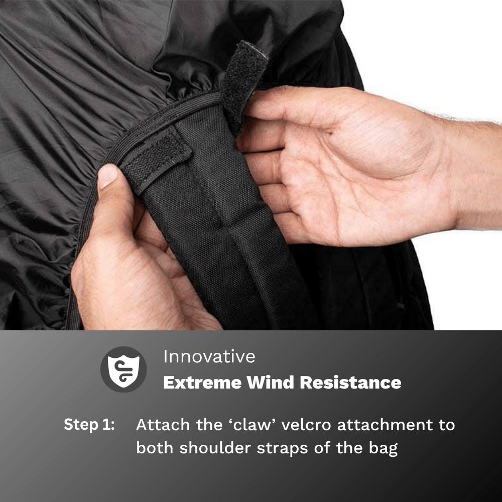 Gods - GODS Rain Cover for Backpacks (20L - 35L) | All - Weather Raincover, Waterproof, Wind - Resistant, No - Stitch Design | Fits Ghost X, Zarc X & More - Accessories