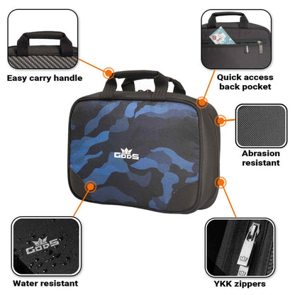 Gods - Gods Travel utility and Toiletries Kit - Blue Camouflage - 