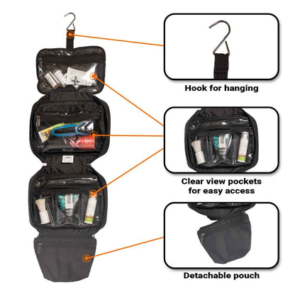 Gods - Gods Travel utility and Toiletries Kit - Blue Camouflage - 