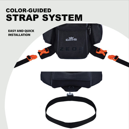 Gods - Gods Zeon R1 (Fibre Tank) - Motorcycle Tank Bag with Capsule Rain Cover - 