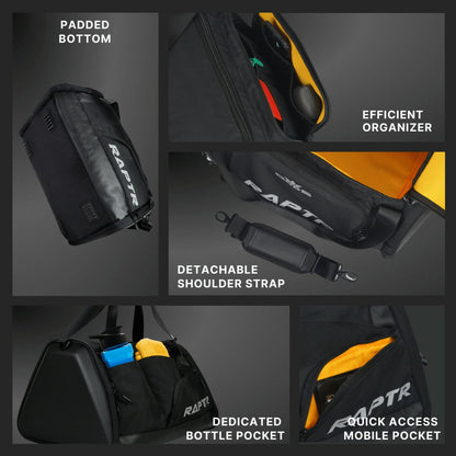 Gods - RAPTR - 40 litres, Hard Shell Premium moulded Duffle Bag - RAPTR