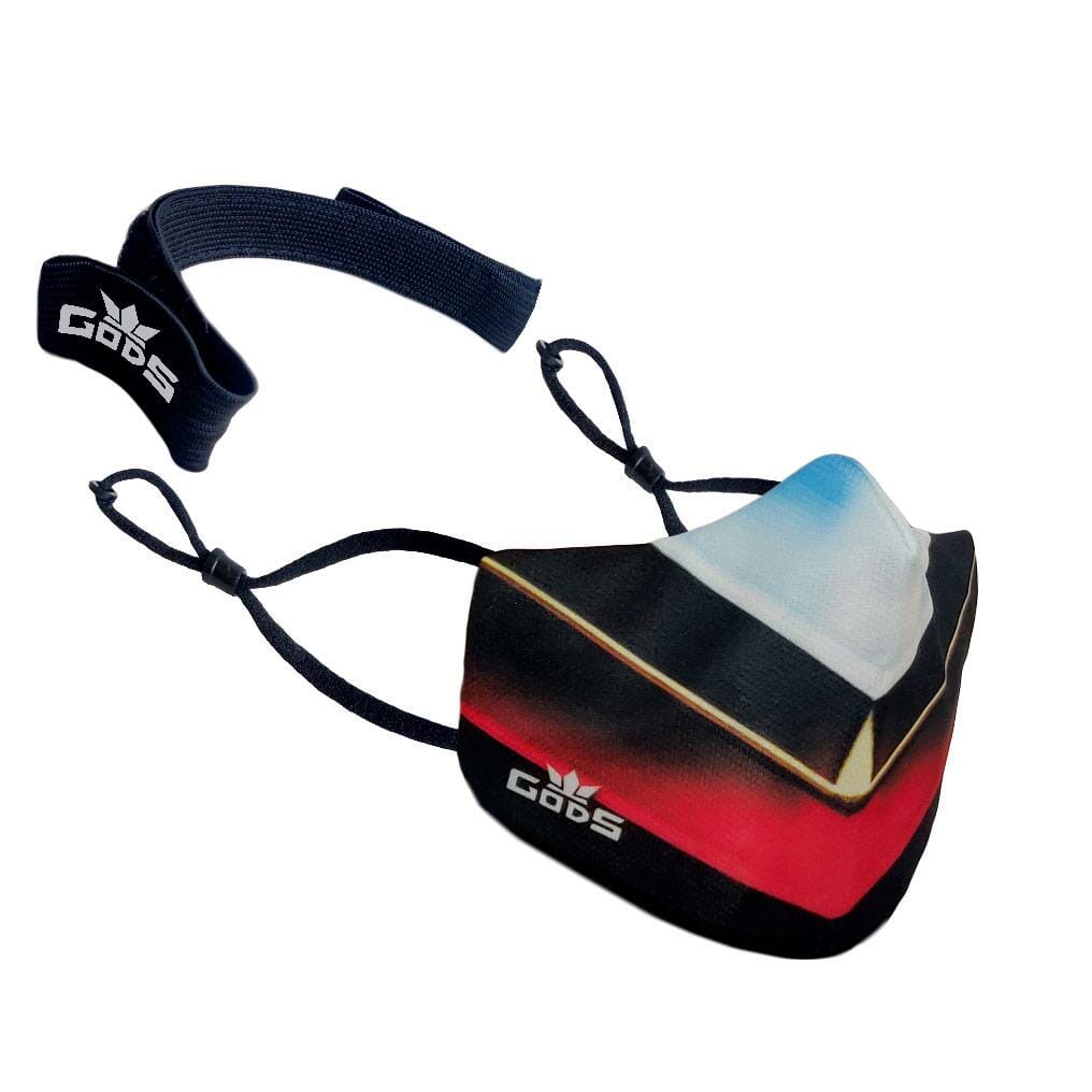 Gods - Xator Combat Face Protector Mask - Black Multi Color - Accessories