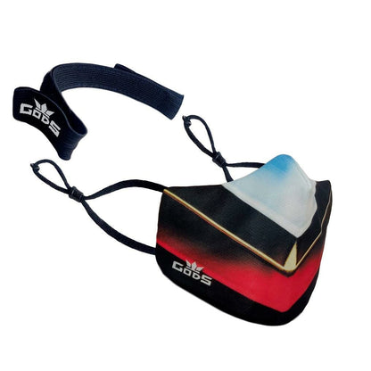 Gods - Xator Combat Face Protector Mask - Black Multi Color - Accessories