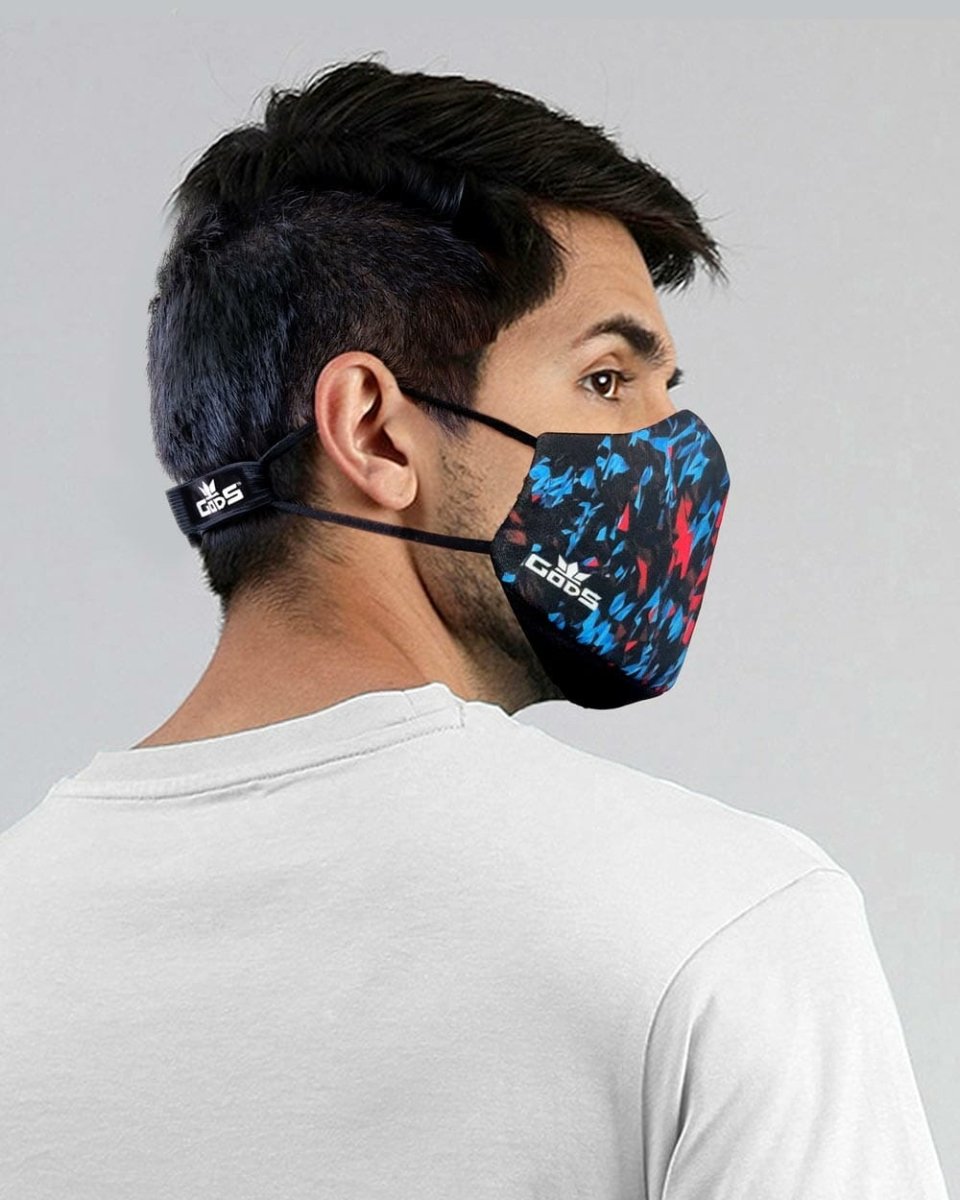 Gods - Xator Combat Face Protector Mask - Color Splash - Accessories