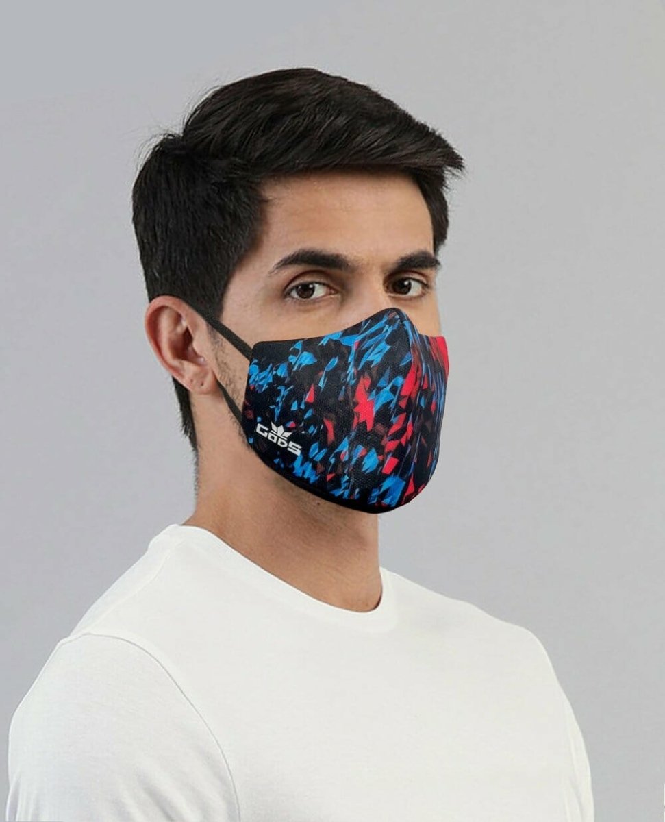 Gods - Xator Combat Face Protector Mask - Color Splash - Accessories