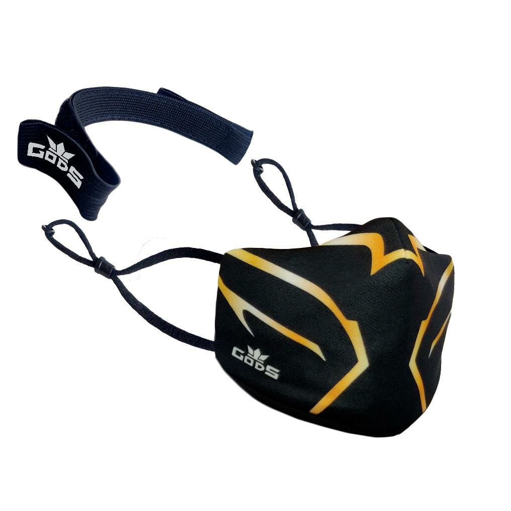 Gods - Xator Combat Face Protector Mask (Dark Green Gold) - Accessories